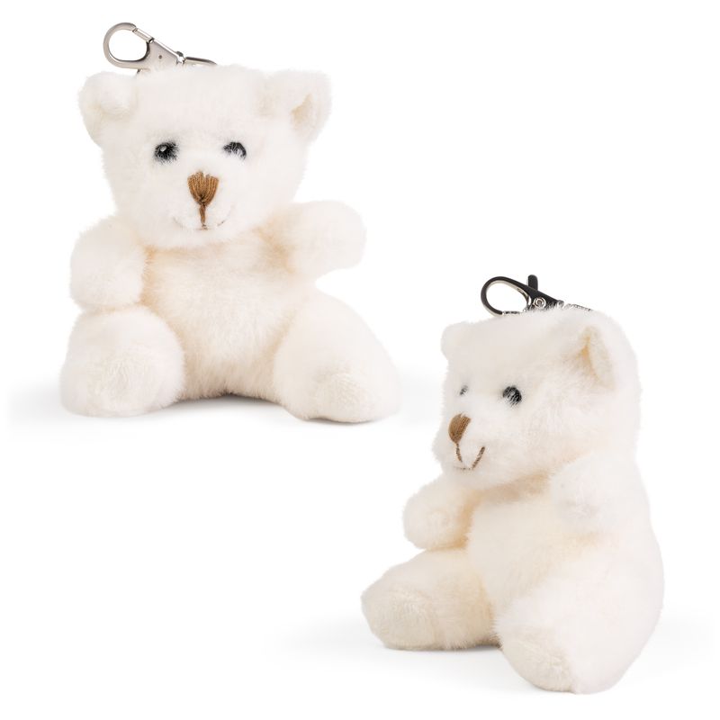LITTLE Living Nature Clips Teddy Stuffed Animals Keyrings