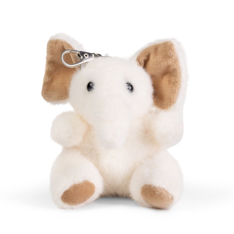 LITTLE Living Nature Clips Elephant Stuffed Animals Keyrings