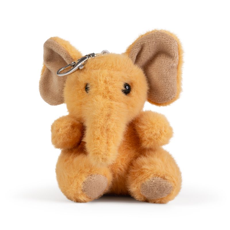 LITTLE Living Nature Clips Elephant Stuffed Animals Keyrings