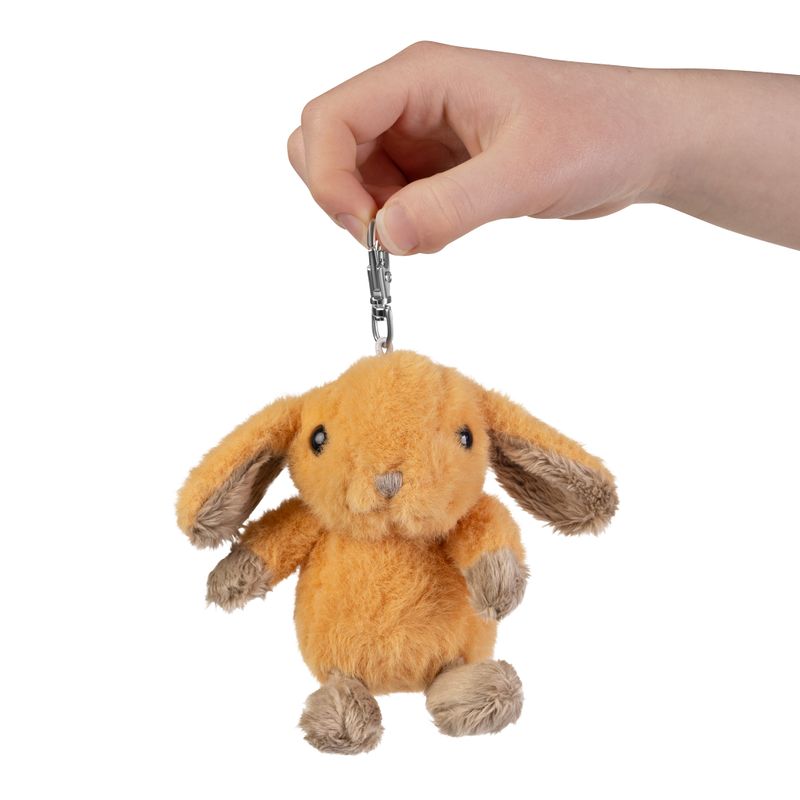 LITTLE Living Nature Clips Rabbit Stuffed Animals Keyrings