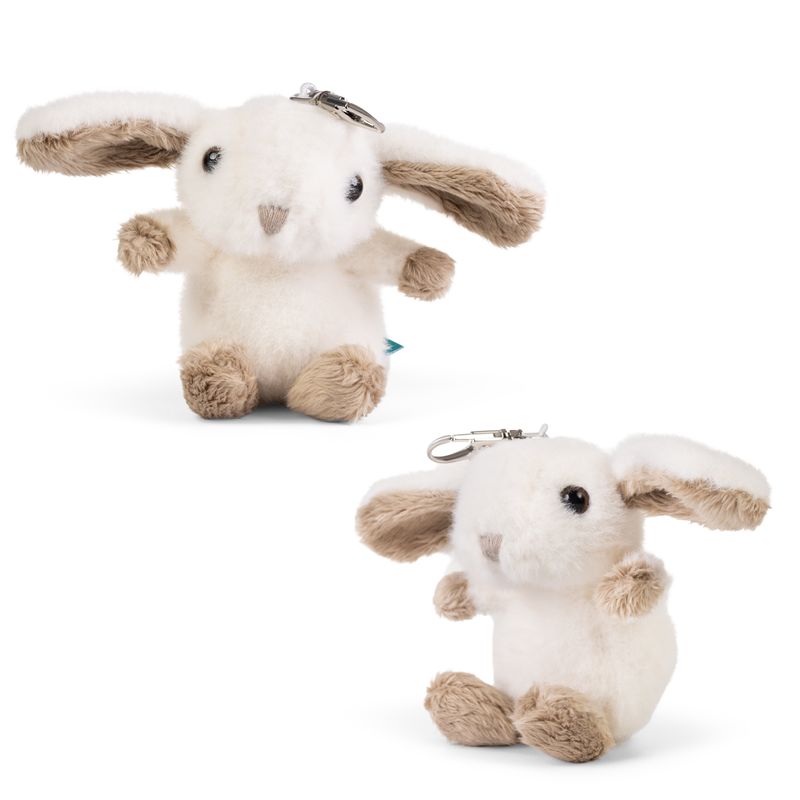 LITTLE Living Nature Clips Rabbit Stuffed Animals Keyrings