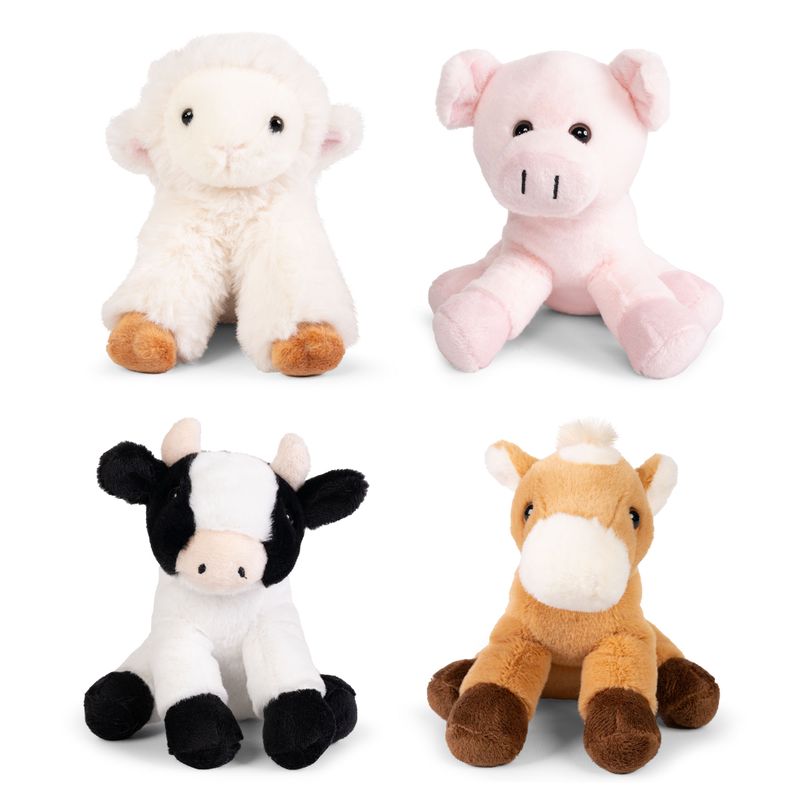 Little Living Nature Farm Animals Plush Collection