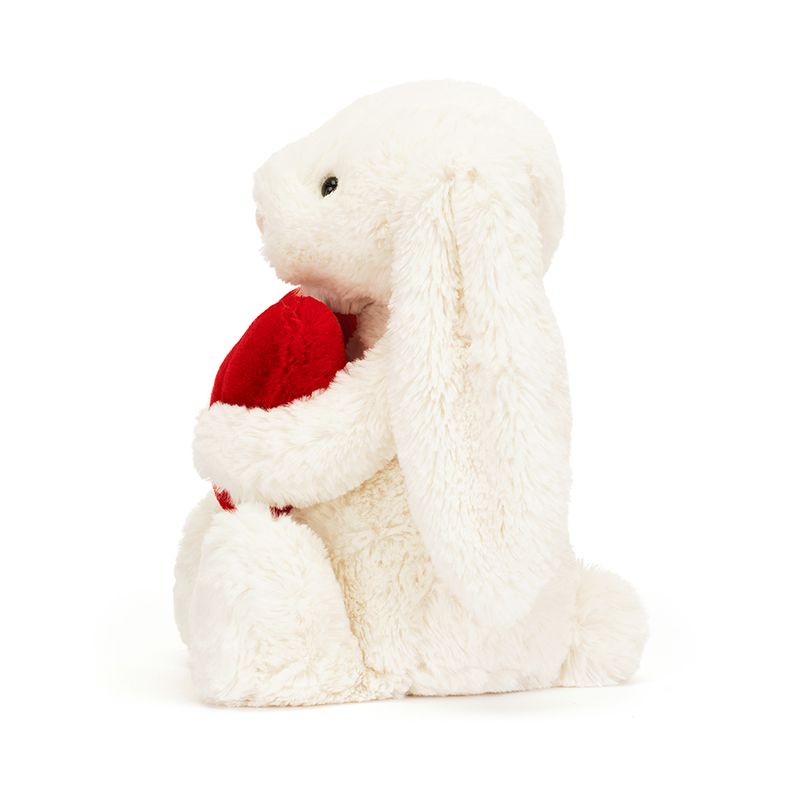 Bashful Red Love Heart Bunny Original (Medium)