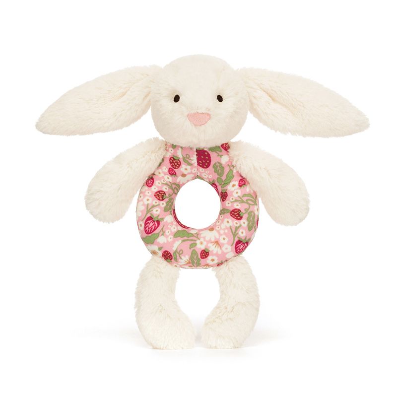 Blossom Cream Bunny ´Berry´ Ring Rattle