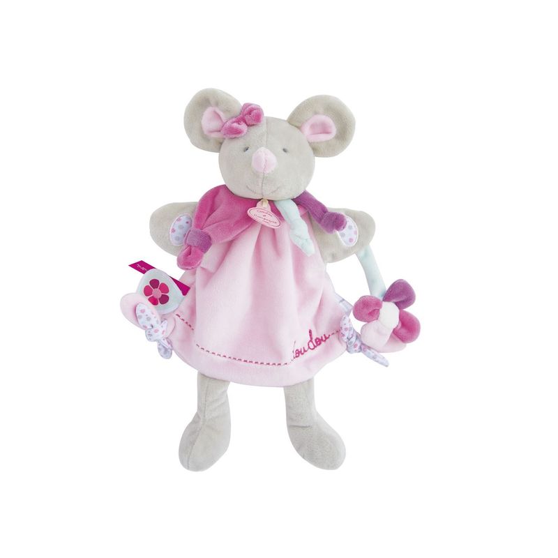 SOOTHER HAND PUPPET - Pearly Mouse