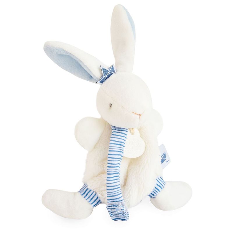 LAPIN MATELOT - Comforter Bunny with Pacifier Holder