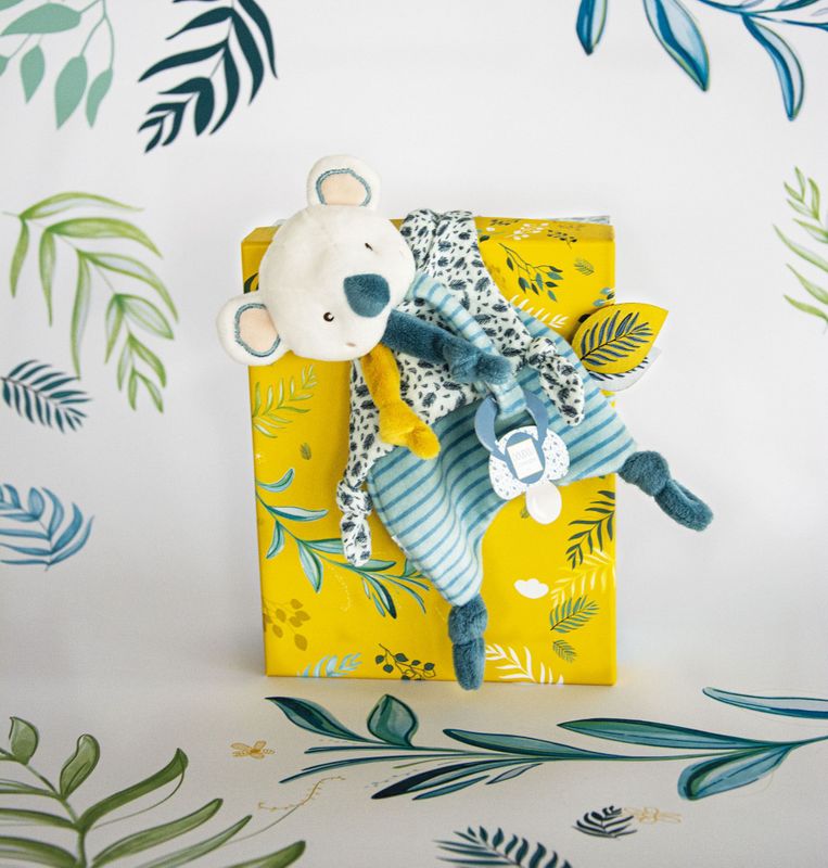 YOCA LE KOALA - Comforter with Pacifier Holder