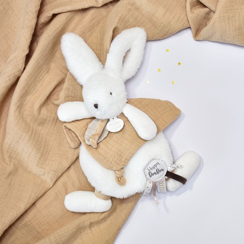 HAPPY WILD - Comforter Pompon Bunny Beige