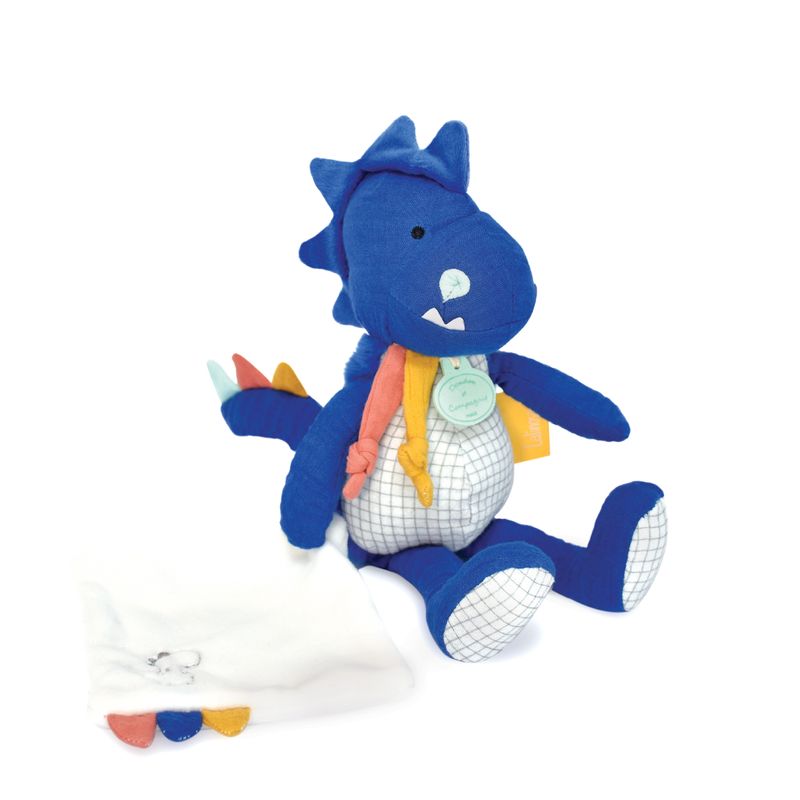LES CALINOSAURES - SASHOU, Doll With Soother (Blue)