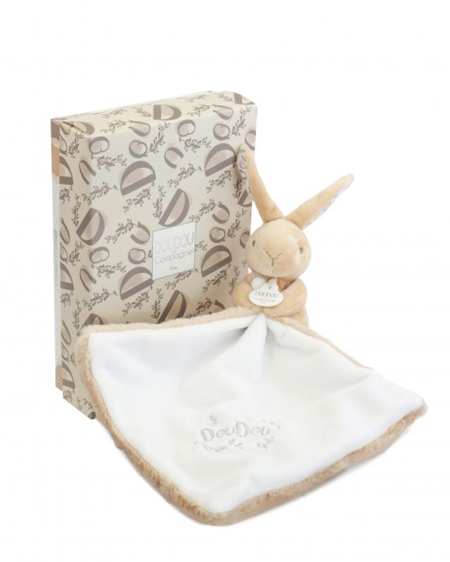 BUNNY DOUDOU BUNNY with a comforter beige