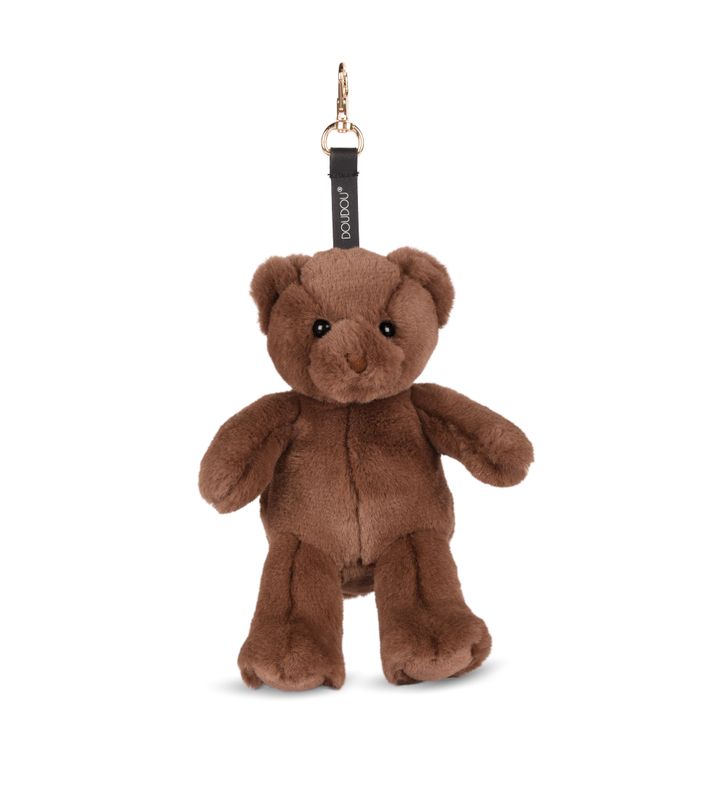 CARRYING CHARM  DOUDOU  - bear Glazed brown