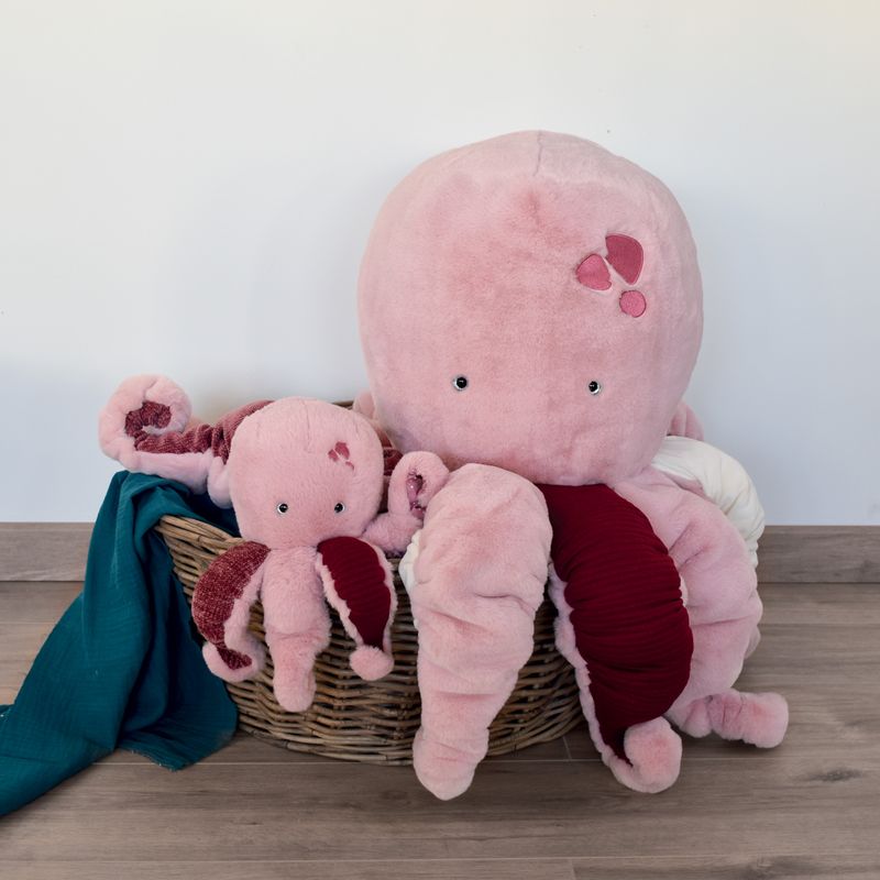 TRESORS MARINS - PINK OCTOPUS XXL