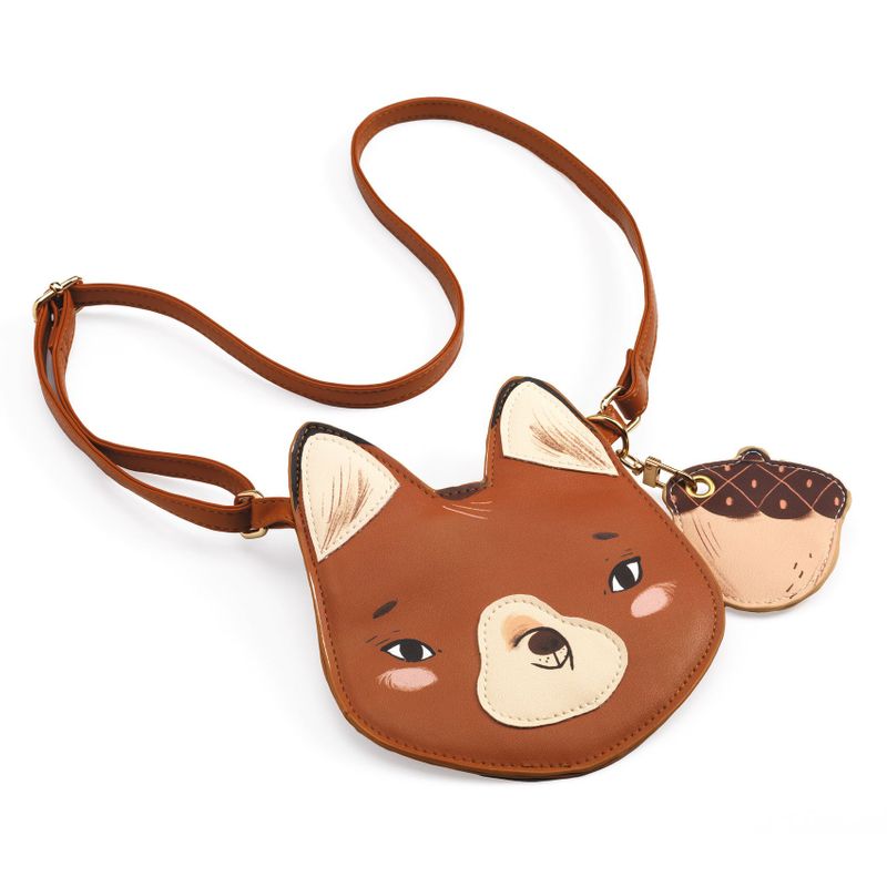 Shoulder Bag with Mini Wallet - Fox