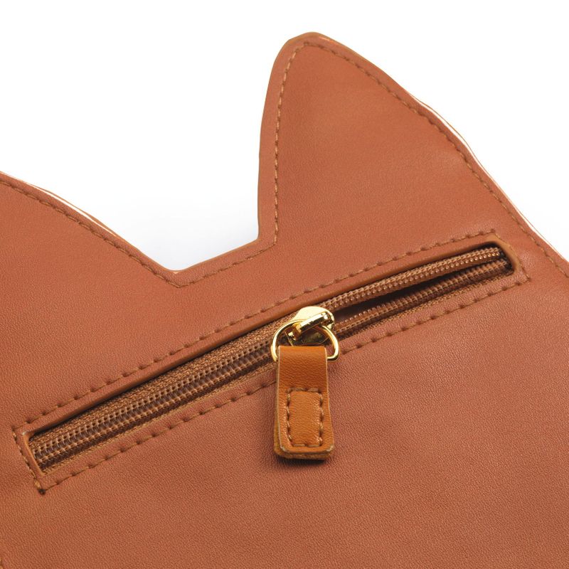 Shoulder Bag with Mini Wallet - Fox