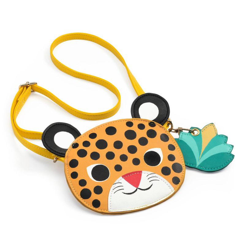 Shoulder Bag with Mini Wallet - Cheetah