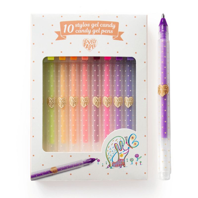 10 Candy Gel Pens