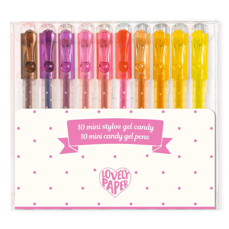 10 mini Candy-Coloured Gel Pens