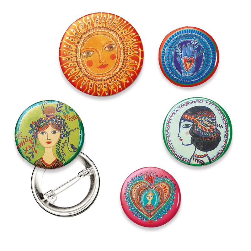 Lucky lovely badges