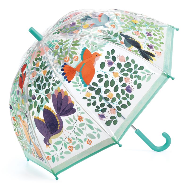 Umbrellas, Flowers & birds