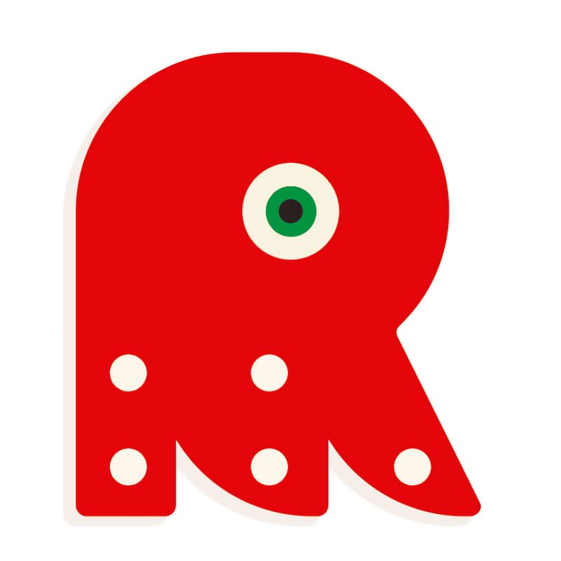 Graphic Letters - R