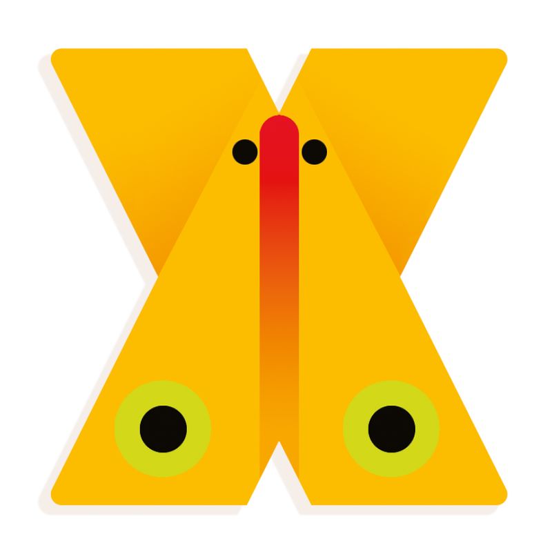Graphic Letters - X
