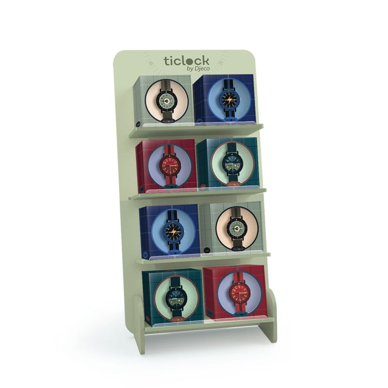 Rectangular Display Stand for 16 Watches