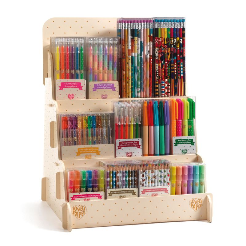 Display for Pens, Pencils and Markers