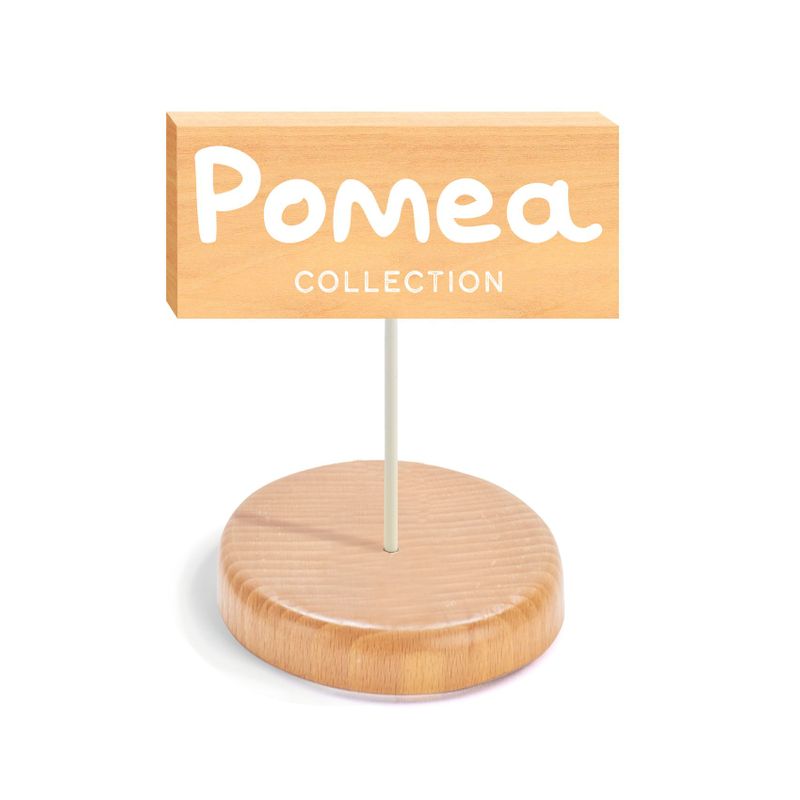 Wooden logo Pomea