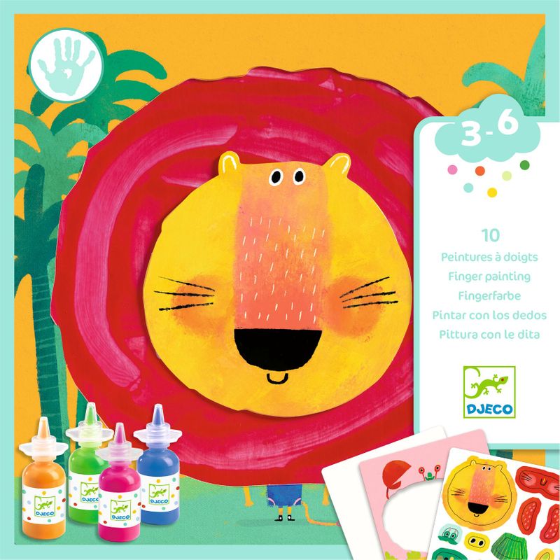Finger Painting - Crazy Animals