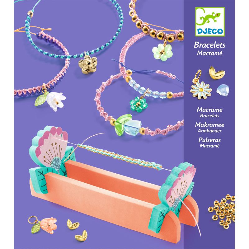 Blue Macrame Bracelets