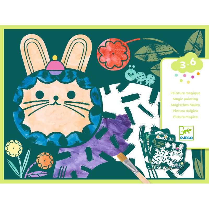 Magic Reveal Paint - Dressed-Up Animals