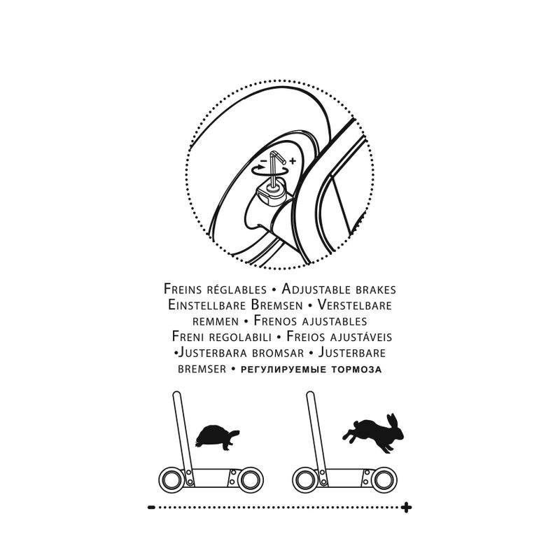 Baby walker, orange Trott'it! 