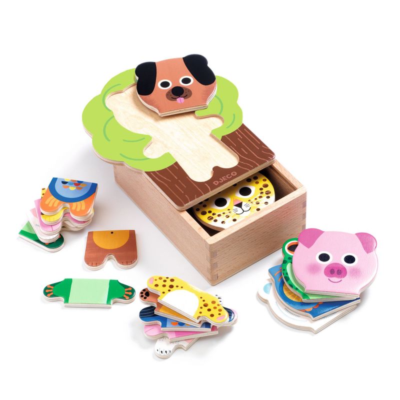 Wooden puzzle - Arbramix, 18 pcs