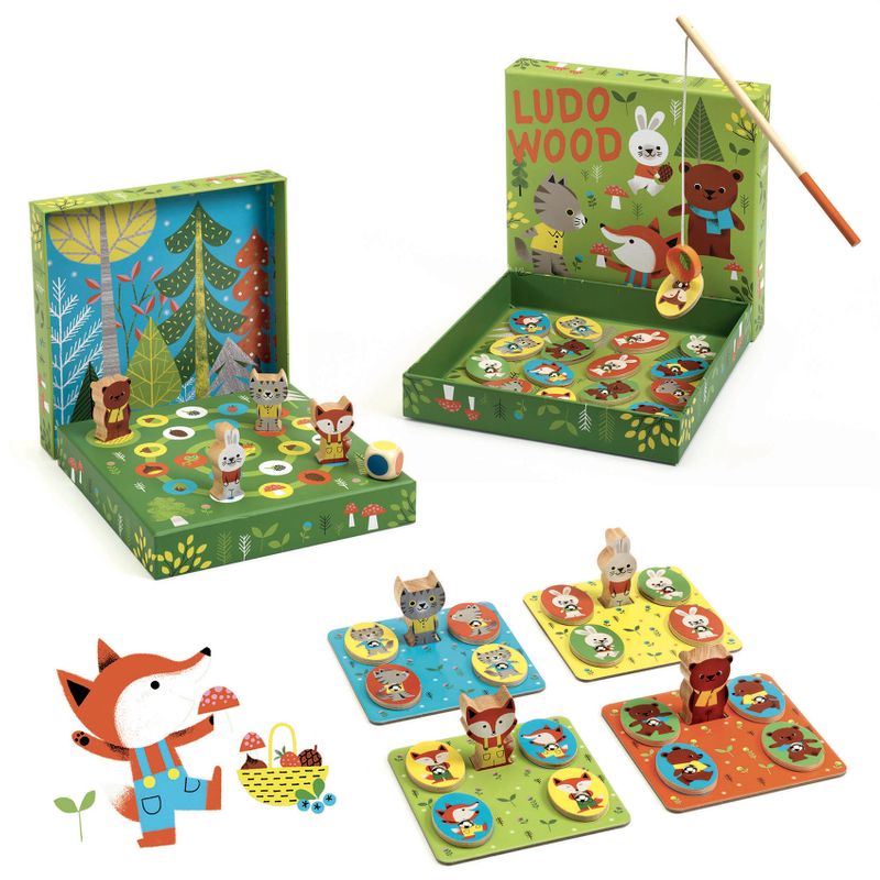 Ludo Wood - 4 Games