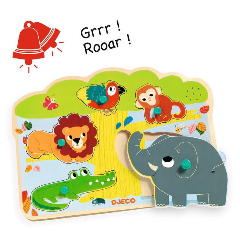 Sound Puzzle - Baobab, 5 pcs