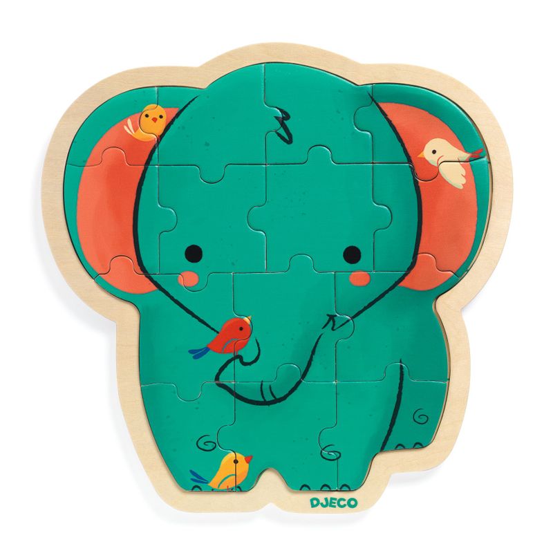 Puzzlo Elephant, 14 pcs