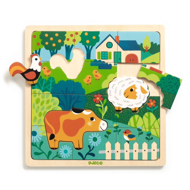 Puzzlo Farm - FSC 100% 15 pcs