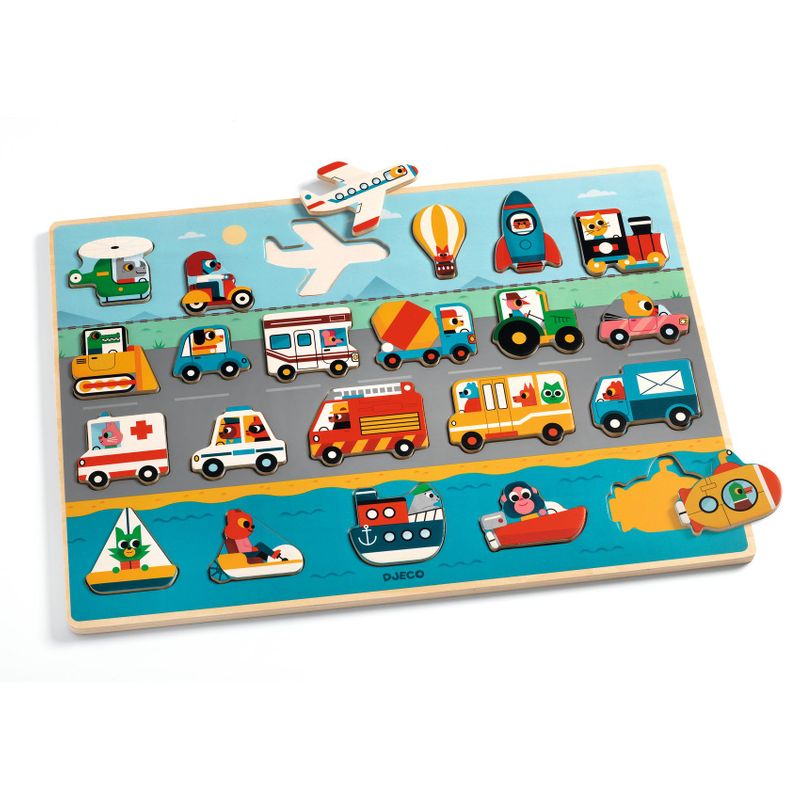 Puzzlo Wroom, 22 pcs