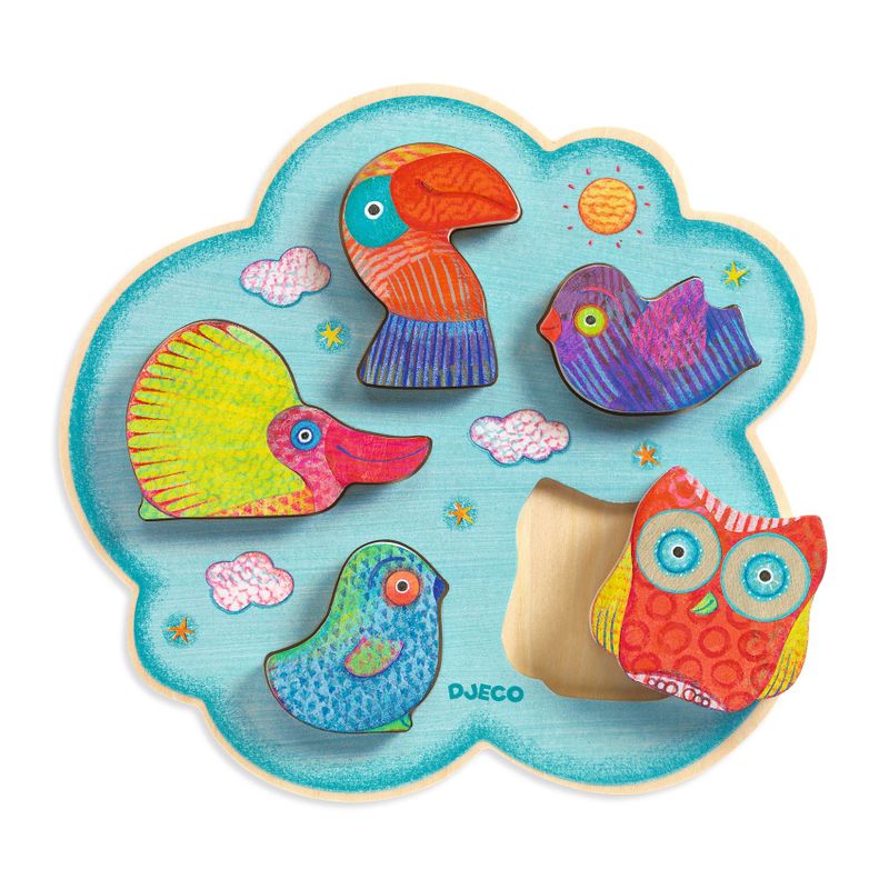 Relief Puzzle - Toucanco, 5 pcs