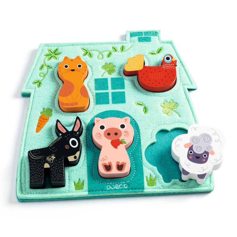 Relief Puzzle - Mouki, 5 pcs