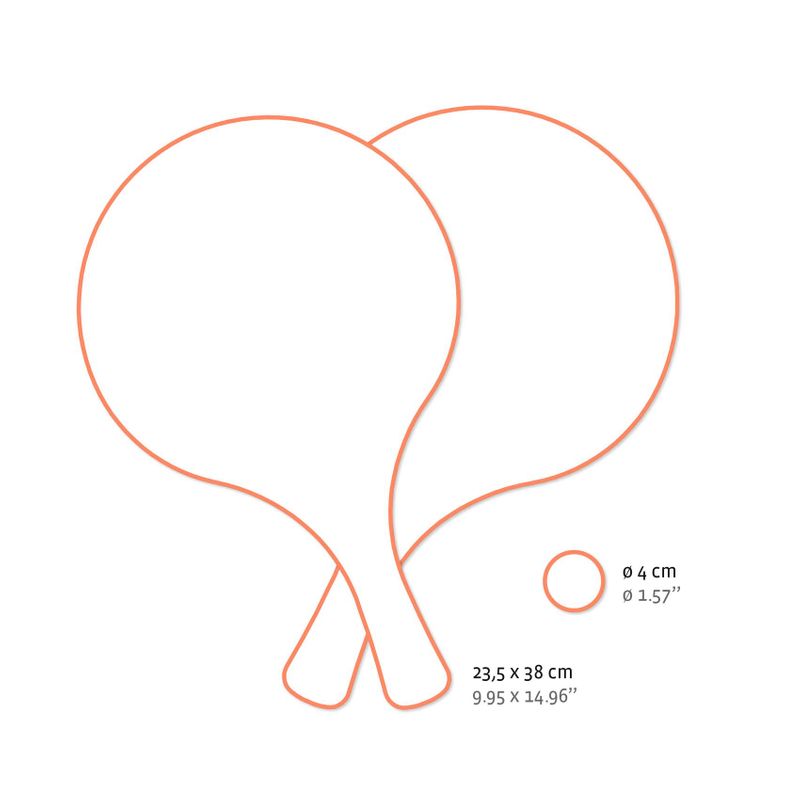 Beach Rackets Set - Sea - FSC 100%