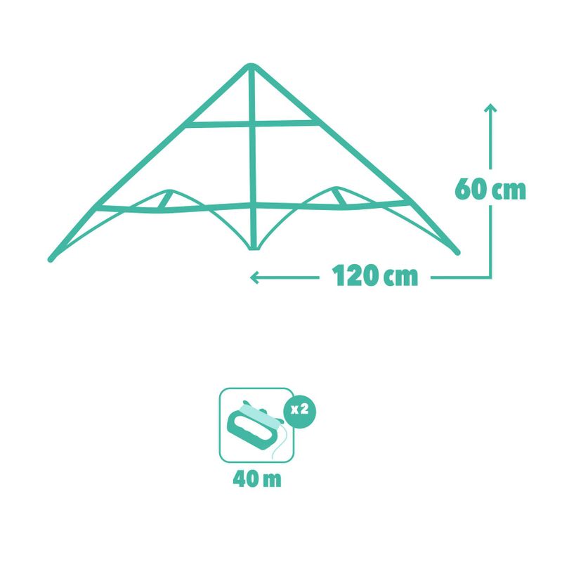 Green Wave - Stunt Kite