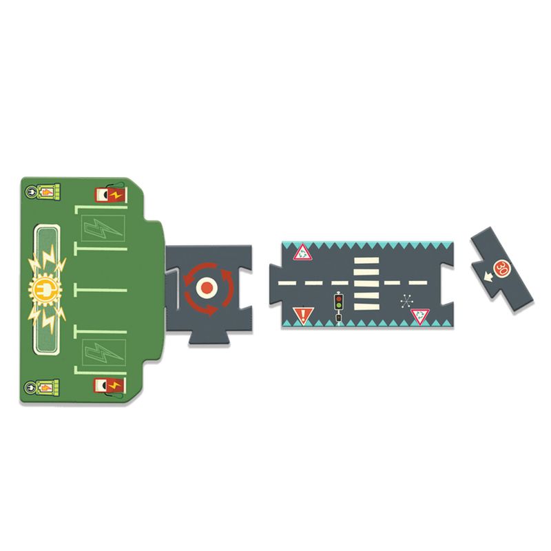 City Circuit - Giant Puzzle, Crazy Motors - 24 pcs