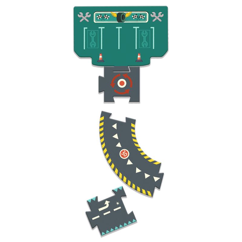 City Circuit - Giant Puzzle, Crazy Motors - 24 pcs