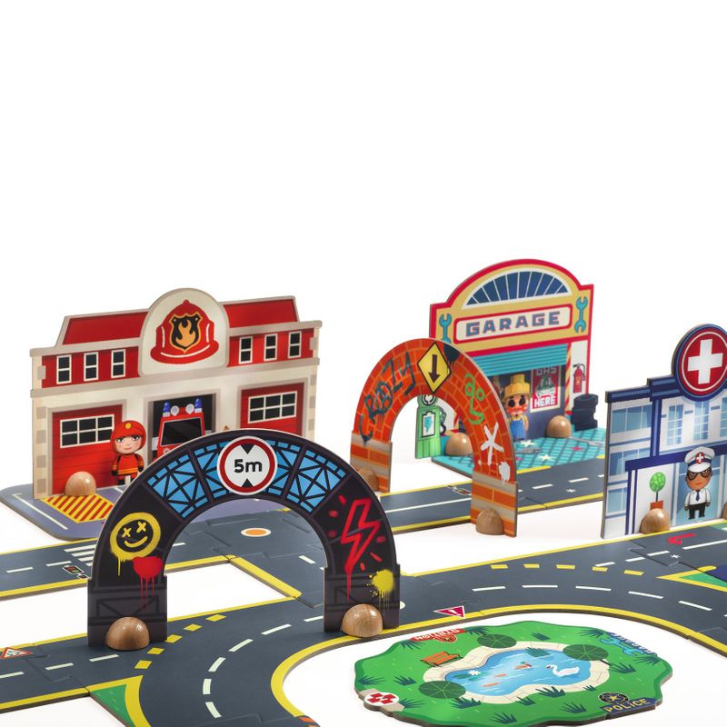 Puzzl&rsquo;Up City - Giant Puzzle, Crazy Motors - 33 pcs