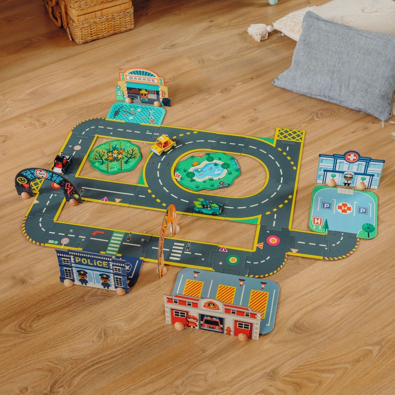 Puzzl&rsquo;Up City - Giant Puzzle, Crazy Motors - 33 pcs