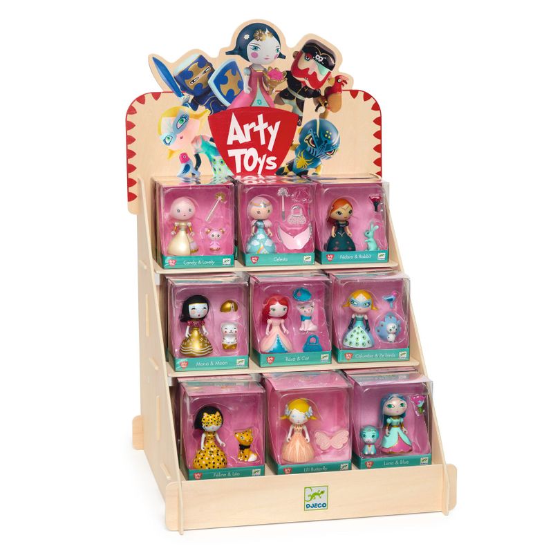 Arty toys display