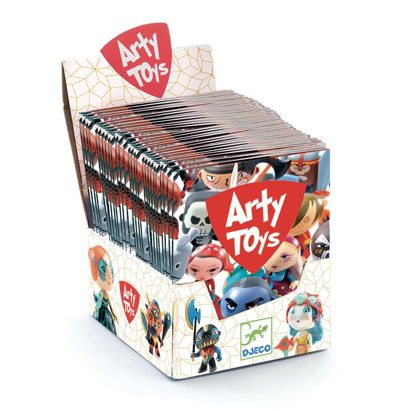 Display and 50 Booklets Arty Toys
