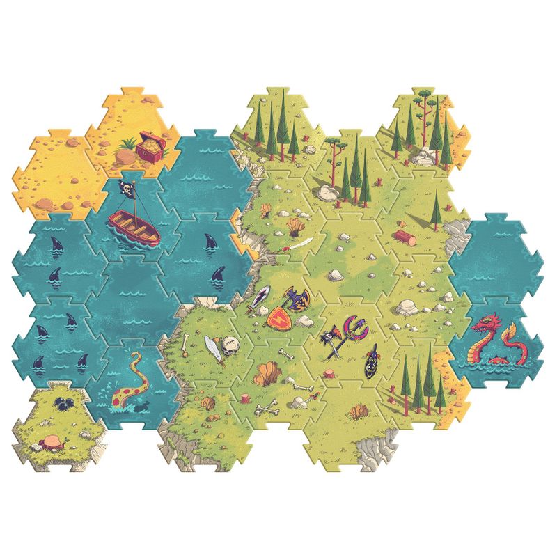 Giant Puzzle-Battle, 30 pcs - FSC MIX