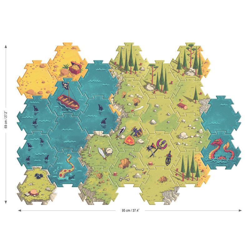Giant Puzzle-Battle, 30 pcs - FSC MIX